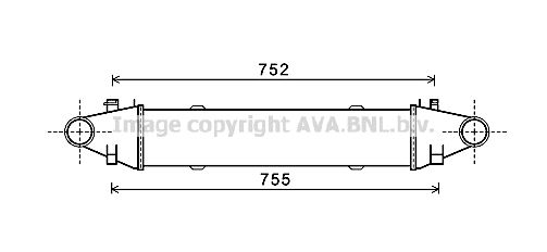 AVA QUALITY COOLING Välijäähdytin MSA4525